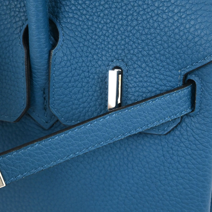 Hermes Cobalt Togo Birkin 25 Handbag XCT025IZ 125276