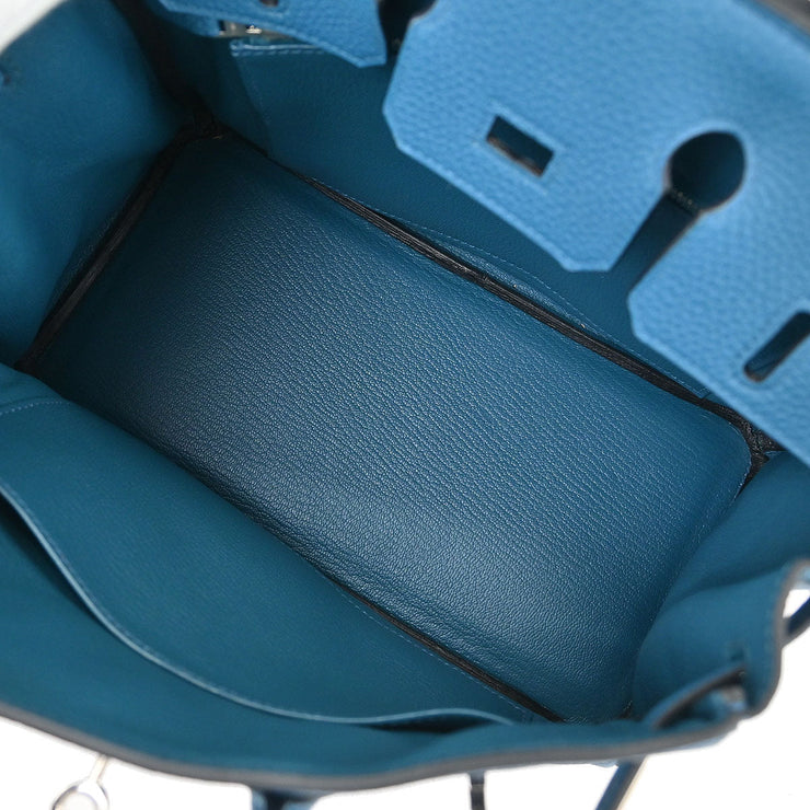 Hermes Cobalt Togo Birkin 25 Handbag XCT025IZ 125276