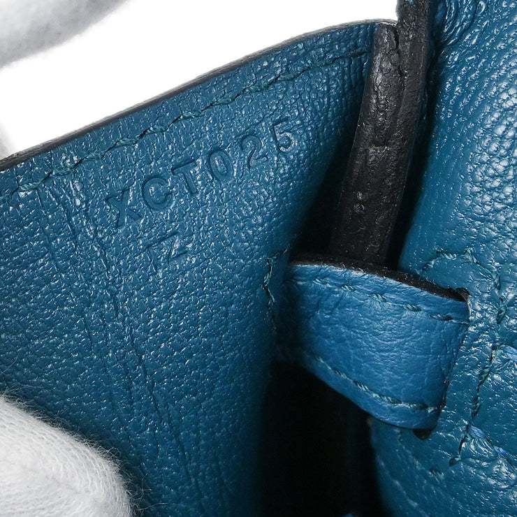Hermes Cobalt Togo Birkin 25 Handbag XCT025IZ 125276