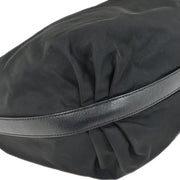 Prada Black Nylon Hobo Handbag 165 125288
