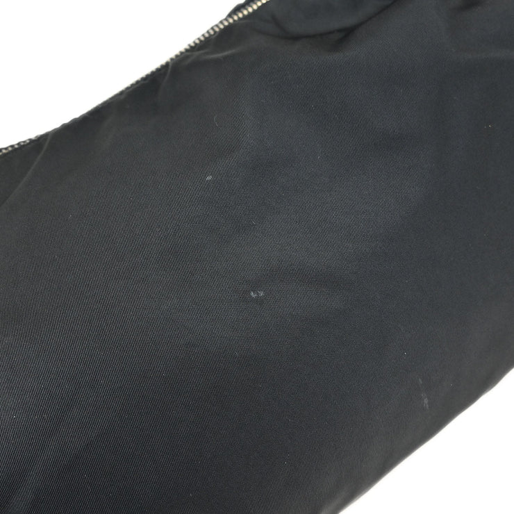 Prada Black Nylon Hobo Handbag 165 125288