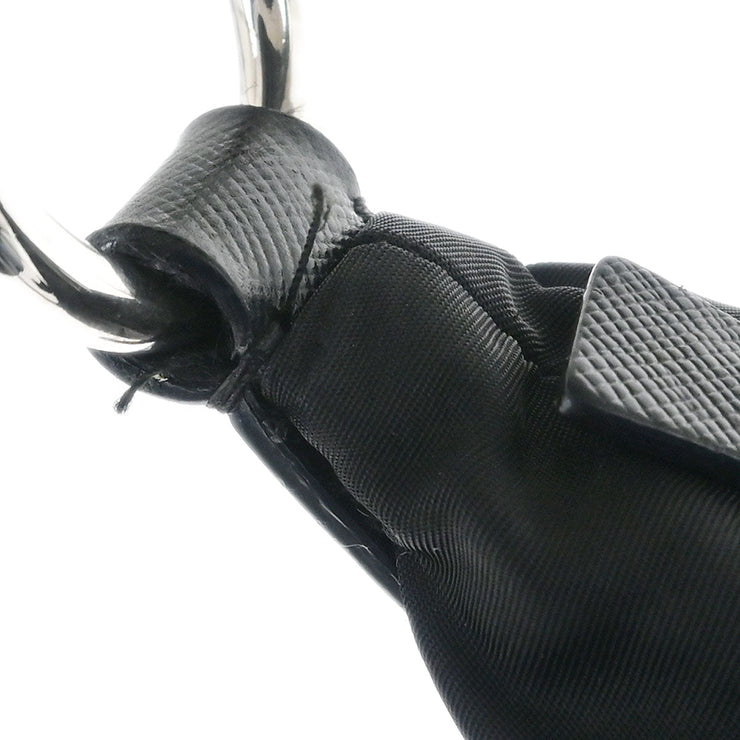 Prada Black Nylon Hobo Handbag 165 125288