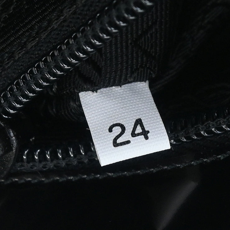 Prada Black Patent Leather Handbag 24 125290