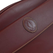 Cartier Bordeaux Leather must de Cartier Shoulder Bag 125293