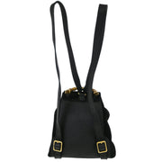 Gucci Black Suede Bamboo Backpack 003.2852.0030.0 125294