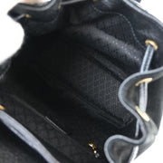 Gucci Black Suede Bamboo Backpack 003.2852.0030.0 125294