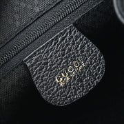 Gucci Black Suede Bamboo Backpack 003.2852.0030.0 125294