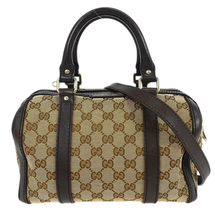 Gucci Beige GG 2way Duffle Handbag 269876 502752 125295