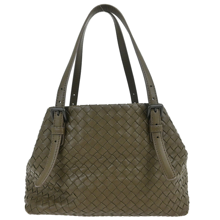Bottega Veneta Gray Intrecciato Tote Handbag B07096448Y 125297
