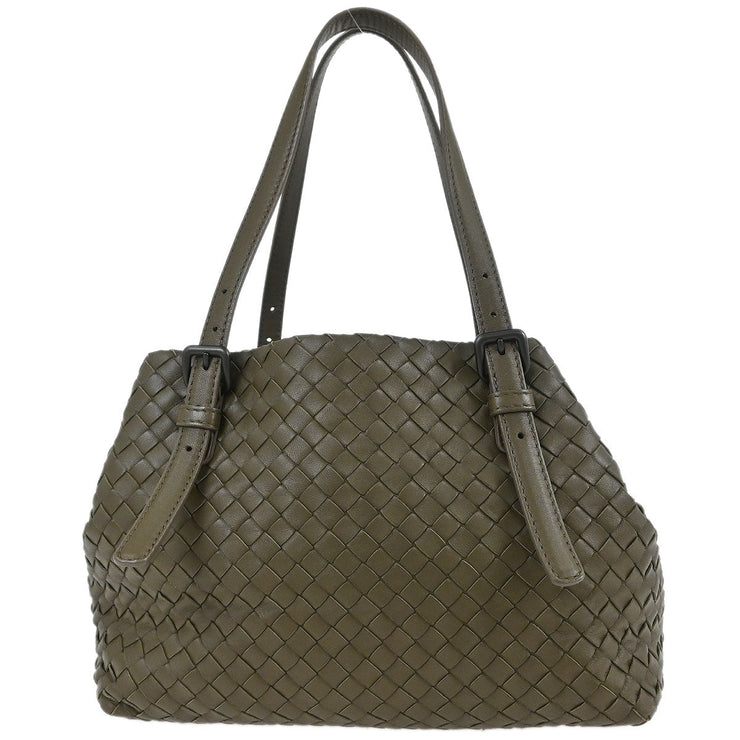 Bottega Veneta Gray Intrecciato Tote Handbag B07096448Y 125297