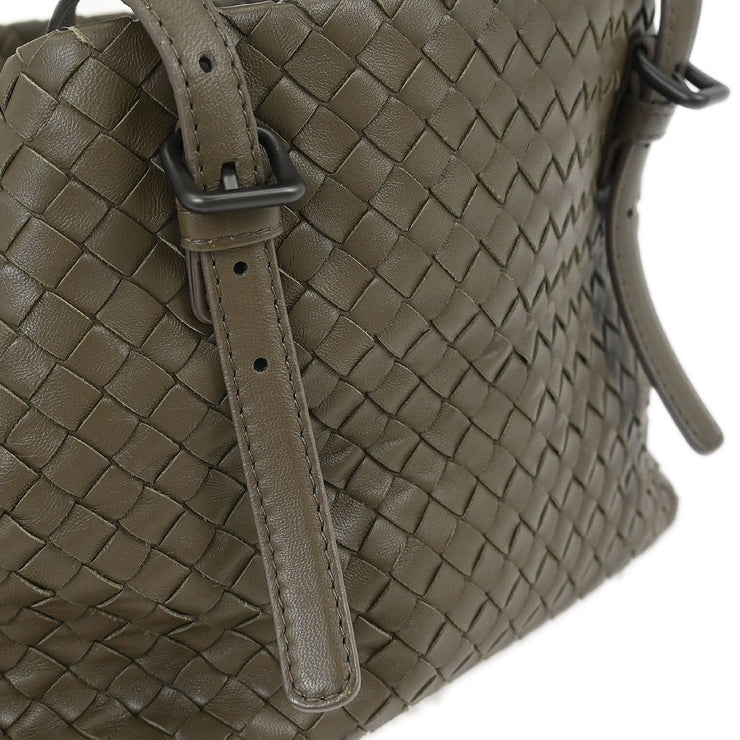 Bottega Veneta Gray Intrecciato Tote Handbag B07096448Y 125297