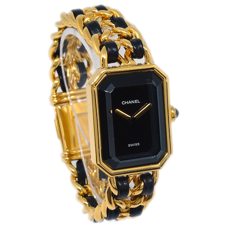 Chanel Premiere Watch Gold #S A.C.***** 125688