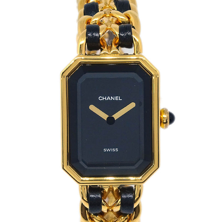 Chanel Premiere Watch Gold #S A.C.***** 125688