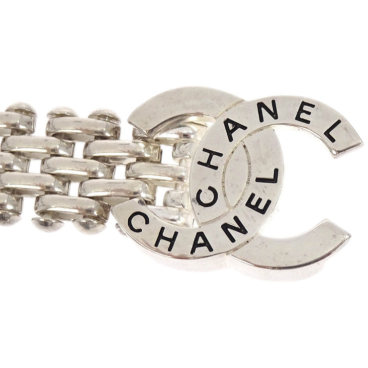 Chanel CC Bracelet Silver 98P 125690