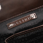 Celine Brown Black C Macadam Boogie Bag Handbag CUS0/16 125701