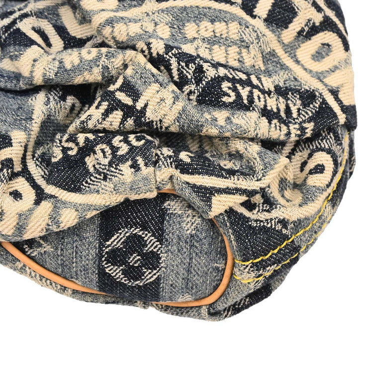 Louis Vuitton Blue Monogram Denim Mini Pleaty Raye Handbag M95333 SR1026 125702