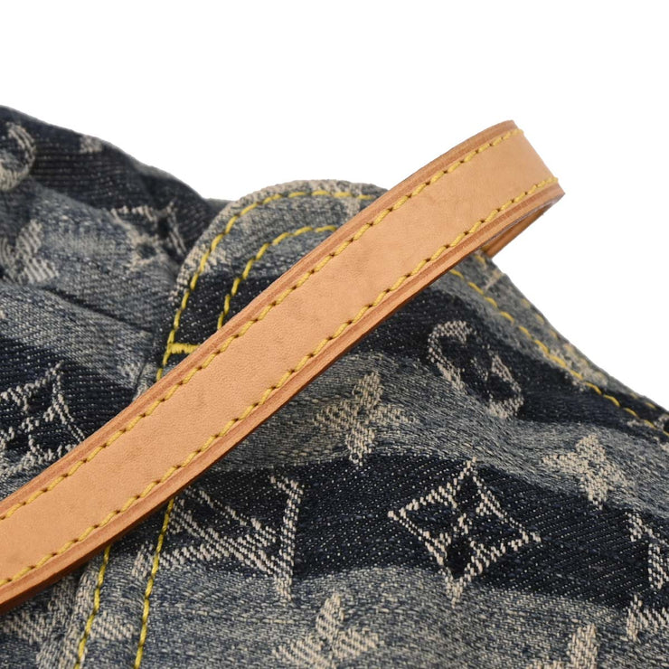 Louis Vuitton Blue Monogram Denim Mini Pleaty Raye Handbag M95333 SR1026 125702