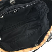 Fendi * Brown Pony Hair Leopard Tote Bag 2354/26329/089 125705