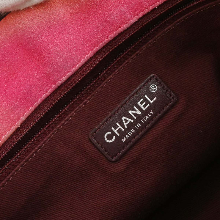 Chanel Yellow Suede Flap Shoulder Bag 125710