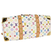 Louis Vuitton White Monogram Multicolor Keepall 45 Handbag M92641 FL0064 125721