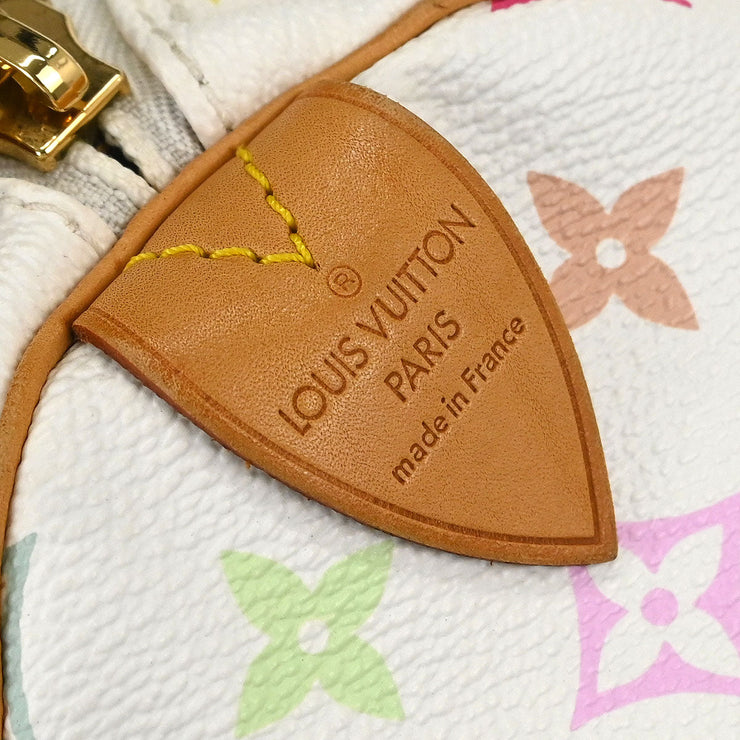 Louis Vuitton White Monogram Multicolor Keepall 45 Handbag M92641 FL0064 125721