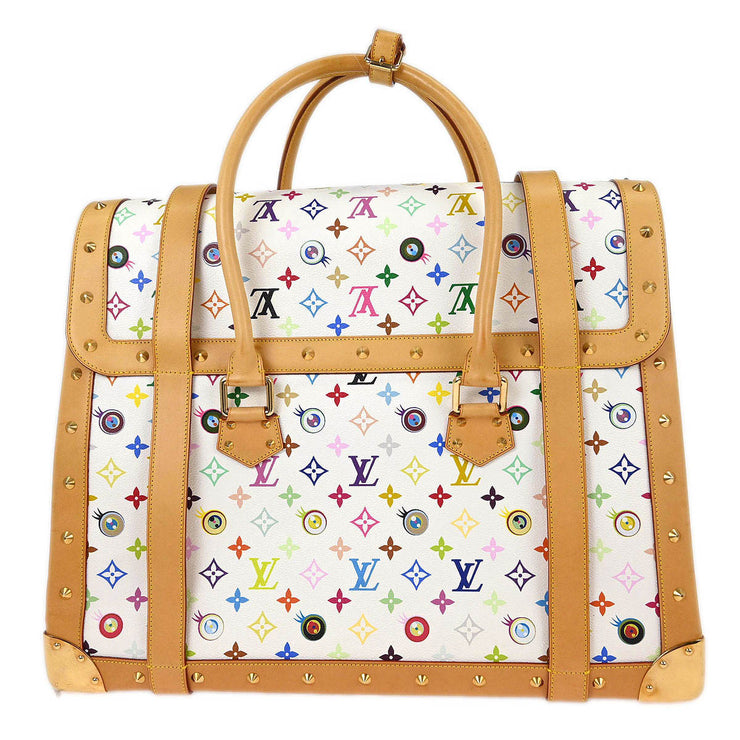 Louis Vuitton White Eye Love Monogram Sac Gigantic Handbag M92057 LM0033 125724