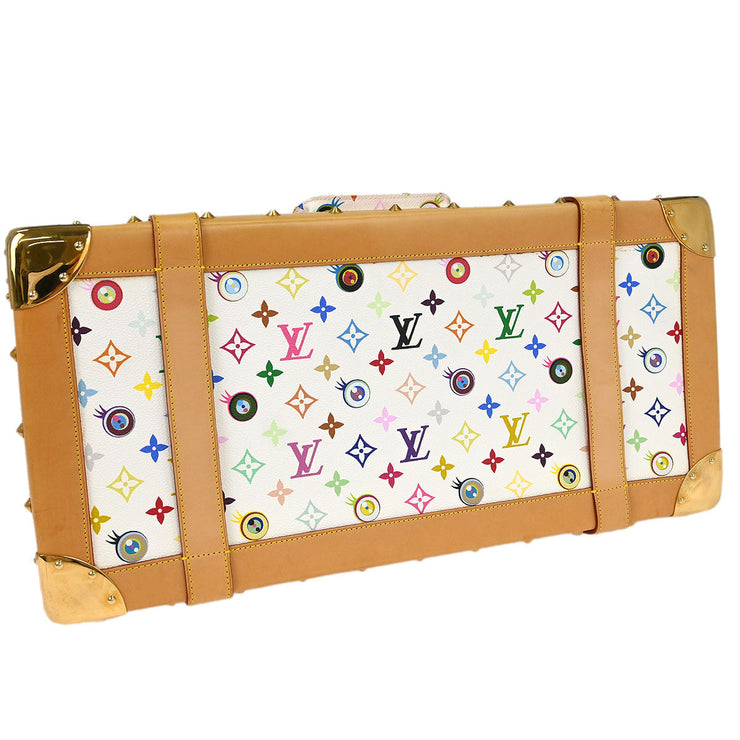 Louis Vuitton White Eye Love Monogram Sac Gigantic Handbag M92057 LM0033 125724