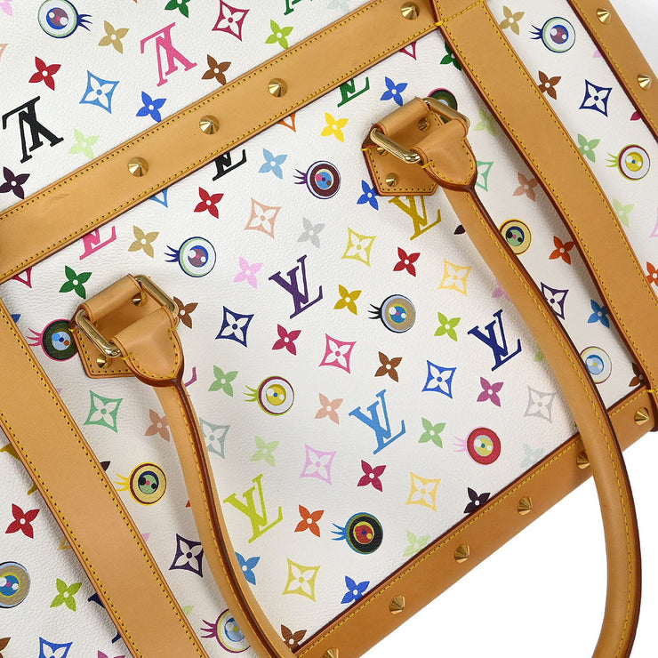 Louis Vuitton White Eye Love Monogram Sac Gigantic Handbag M92057 LM0033 125724