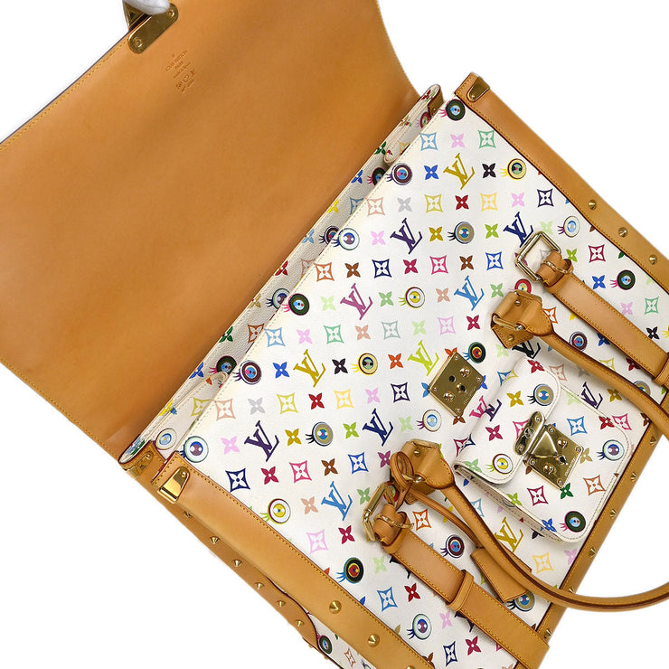 Louis Vuitton White Eye Love Monogram Sac Gigantic Handbag M92057 LM0033 125724