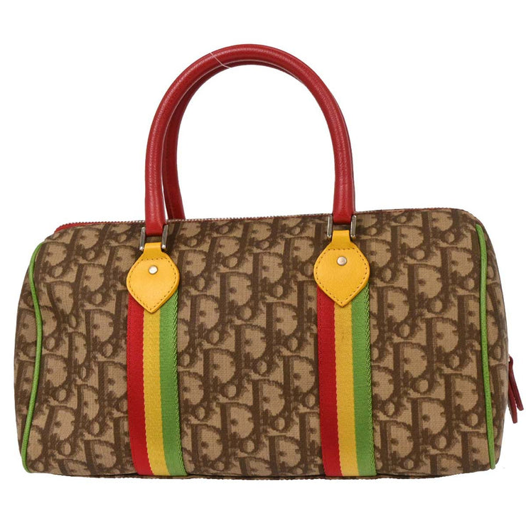 Christian Dior Brown Rasta-Color Trotter Handbag 05-MA-0044 125725
