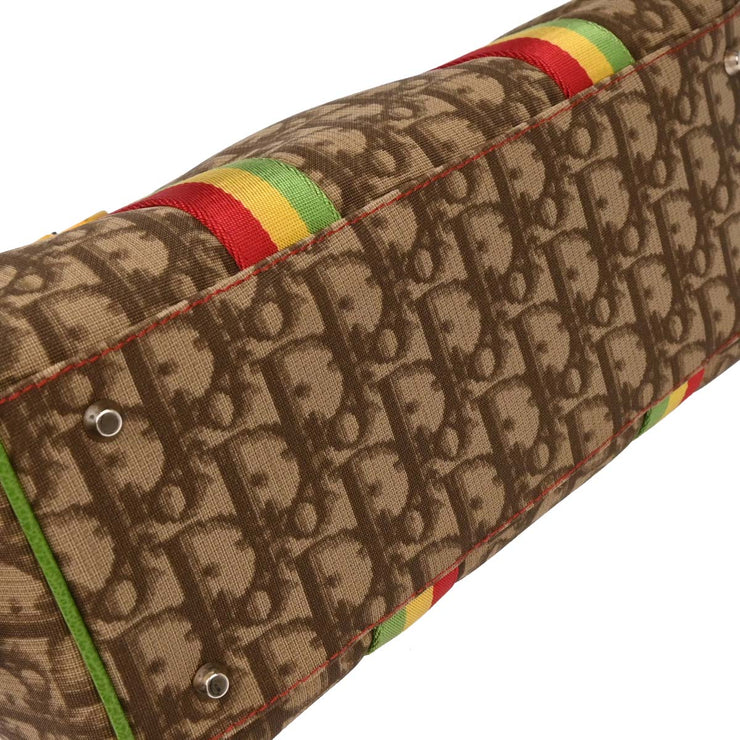 Christian Dior Brown Rasta-Color Trotter Handbag 05-MA-0044 125725