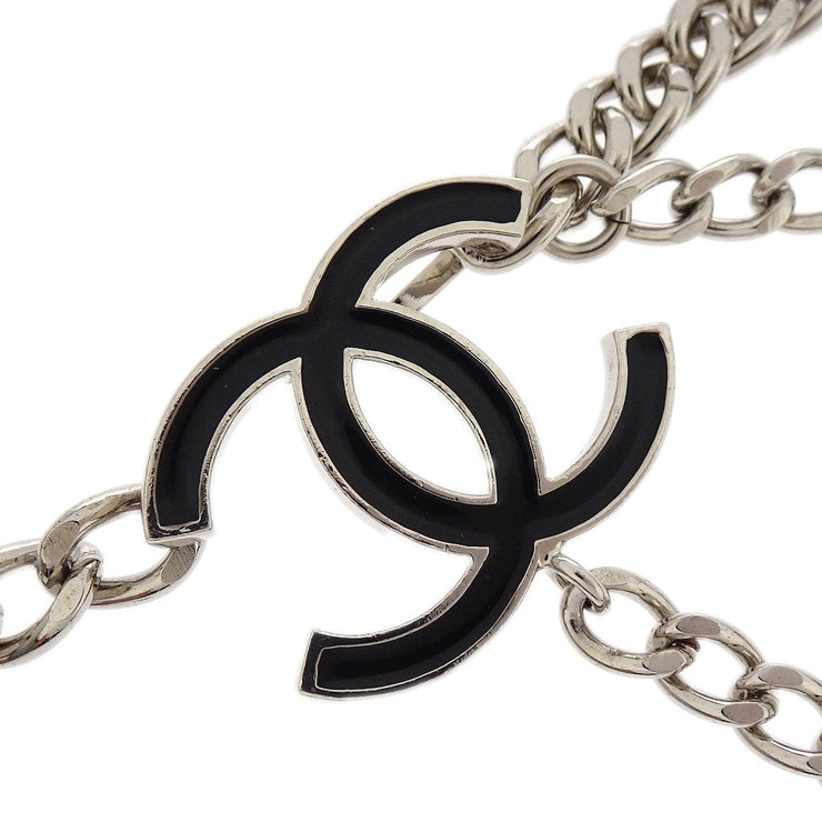 Chanel Chain Belt Silver CC Small Good 05V 125726