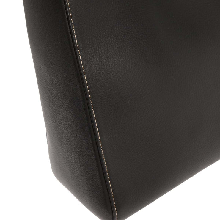 Christian Dior Black Calfskin Lady Dior 2way Handbag 05-MA-0092 125729