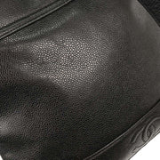 Chanel Black Calfskin Triple CC Backpack 125730