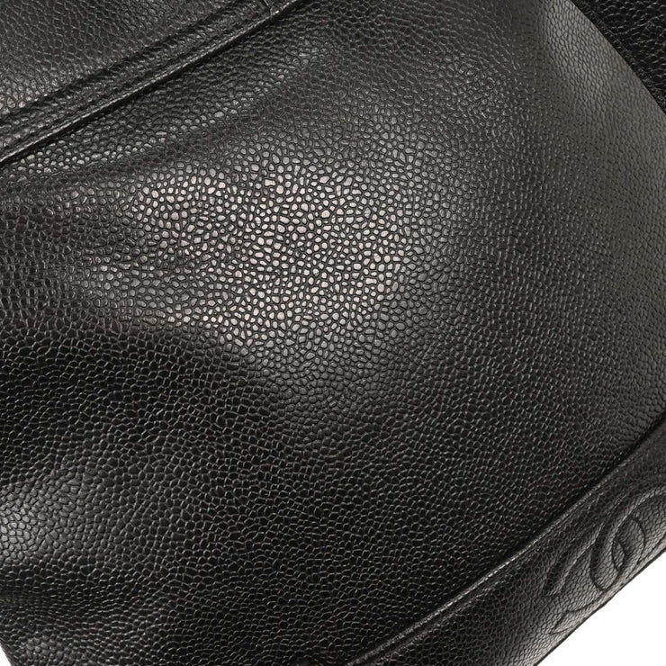 Chanel Black Calfskin Triple CC Backpack 125730