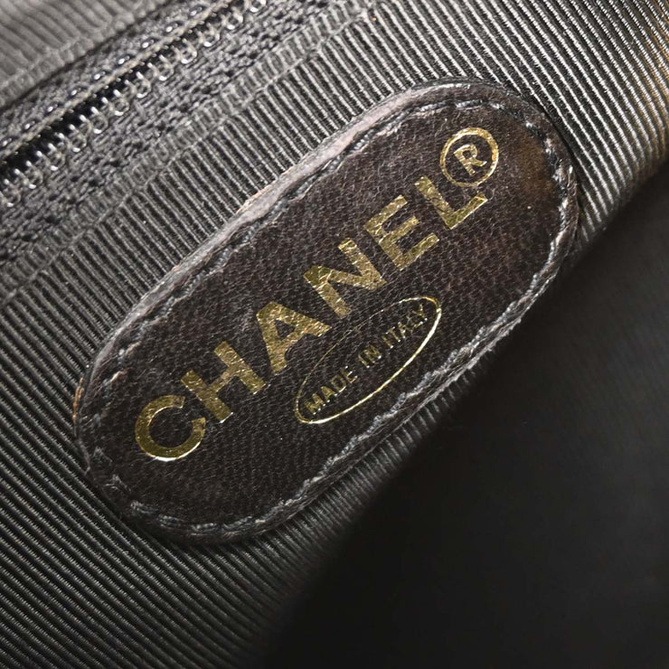 Chanel Black Calfskin Triple CC Backpack 125730