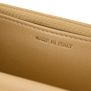 Chanel * Beige Lizard Classic WOC Wallet On Chain 125731