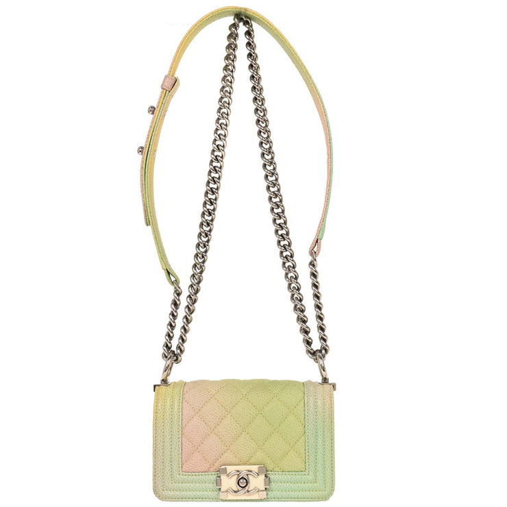 Boy Chanel Pastel Color Calfskin Mini Shoulder Bag 125733