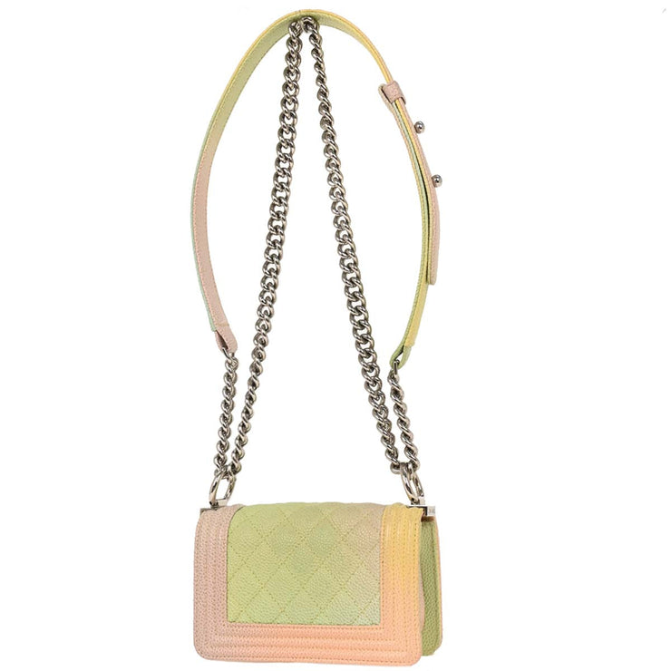 Boy Chanel Pastel Color Calfskin Mini Shoulder Bag 125733