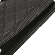 Boy Chanel Black Lambskin WOC Wallet On Chain 125741