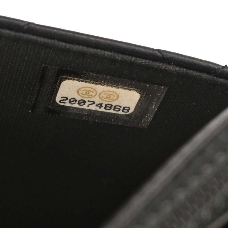 Boy Chanel Black Lambskin WOC Wallet On Chain 125741