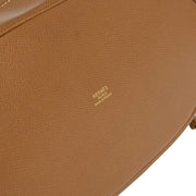 Hermes Courchevel Gold Market GM Bucket Drawstring Shoulder Bag  Circle:Z 126220