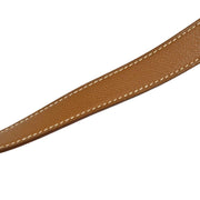 Hermes Courchevel Gold Market GM Bucket Drawstring Shoulder Bag  Circle:Z 126220