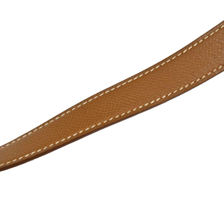 Hermes Courchevel Gold Market GM Bucket Drawstring Shoulder Bag  Circle:Z 126220