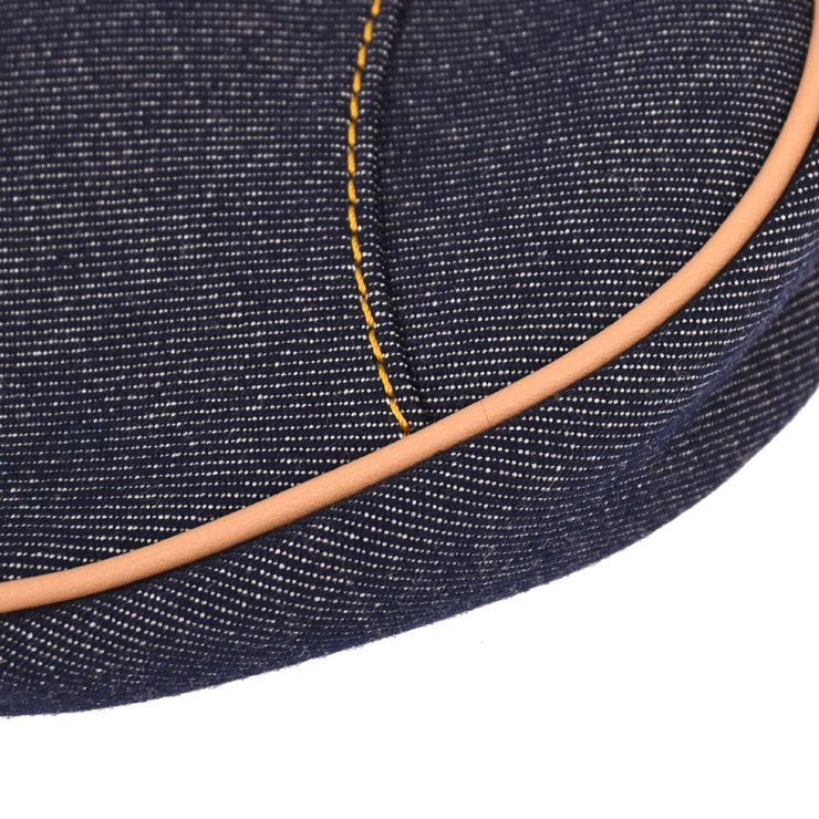 Christian Dior Navy Denim Saddle Handbag PZ1001 126221