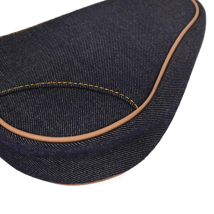 Christian Dior Navy Denim Saddle Handbag PZ1001 126221