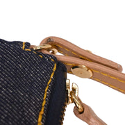 Christian Dior Navy Denim Saddle Handbag PZ1001 126221