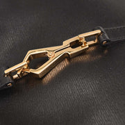 Gucci Black Leather Bamboo Handbag 0014060 002058 126223