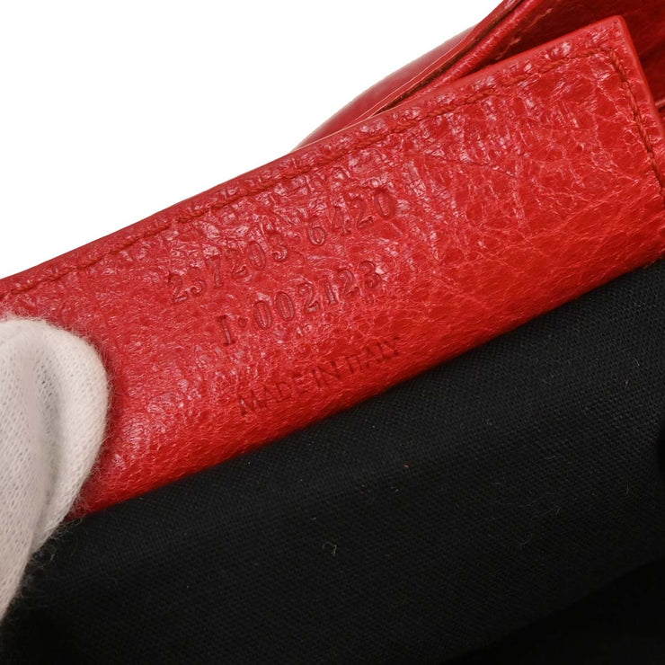 Balenciaga Red Leather Hip Shoulder Bag 237203.6420 I.002123 126224