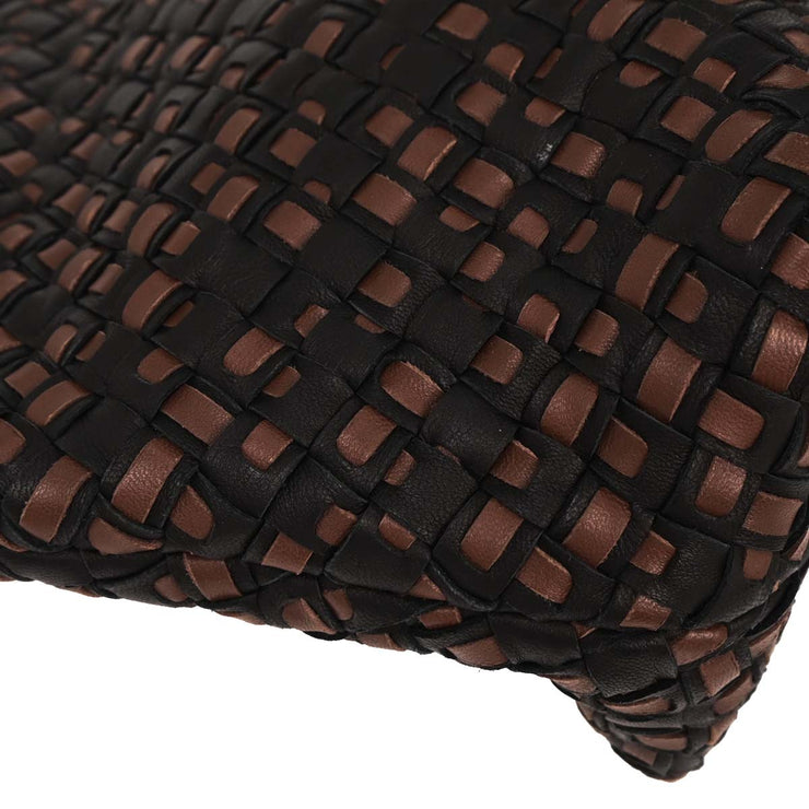 Bottega Veneta Black Intrecciato Shoulder Bag EPEV 2009 4072 A 126225